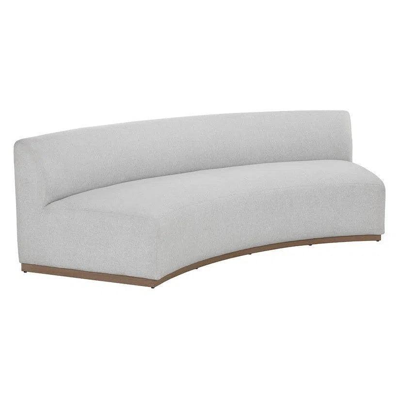 Cadiz Modular Sofa Gracebay Light Grey Teak Wood-Modular Sofas-SUNPAN-LOOMLAN