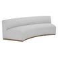 Cadiz Modular Sofa Gracebay Light Grey Teak Wood-Modular Sofas-SUNPAN-LOOMLAN