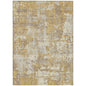 Caelan Gold Washable Indoor-Outdoor Rug-Outdoor Rugs-LOOMLAN Rugs-2'6" x 3'10"-LOOMLAN