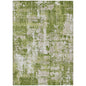Caelan Green Washable Indoor-Outdoor Rug-Outdoor Rugs-LOOMLAN Rugs-2'6" x 3'10"-LOOMLAN