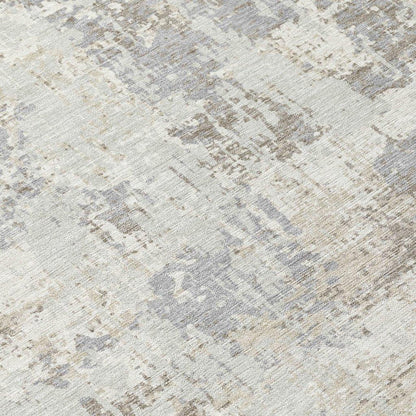 Caelan Ivory Washable Indoor-Outdoor Rug-Outdoor Rugs-LOOMLAN Rugs-LOOMLAN