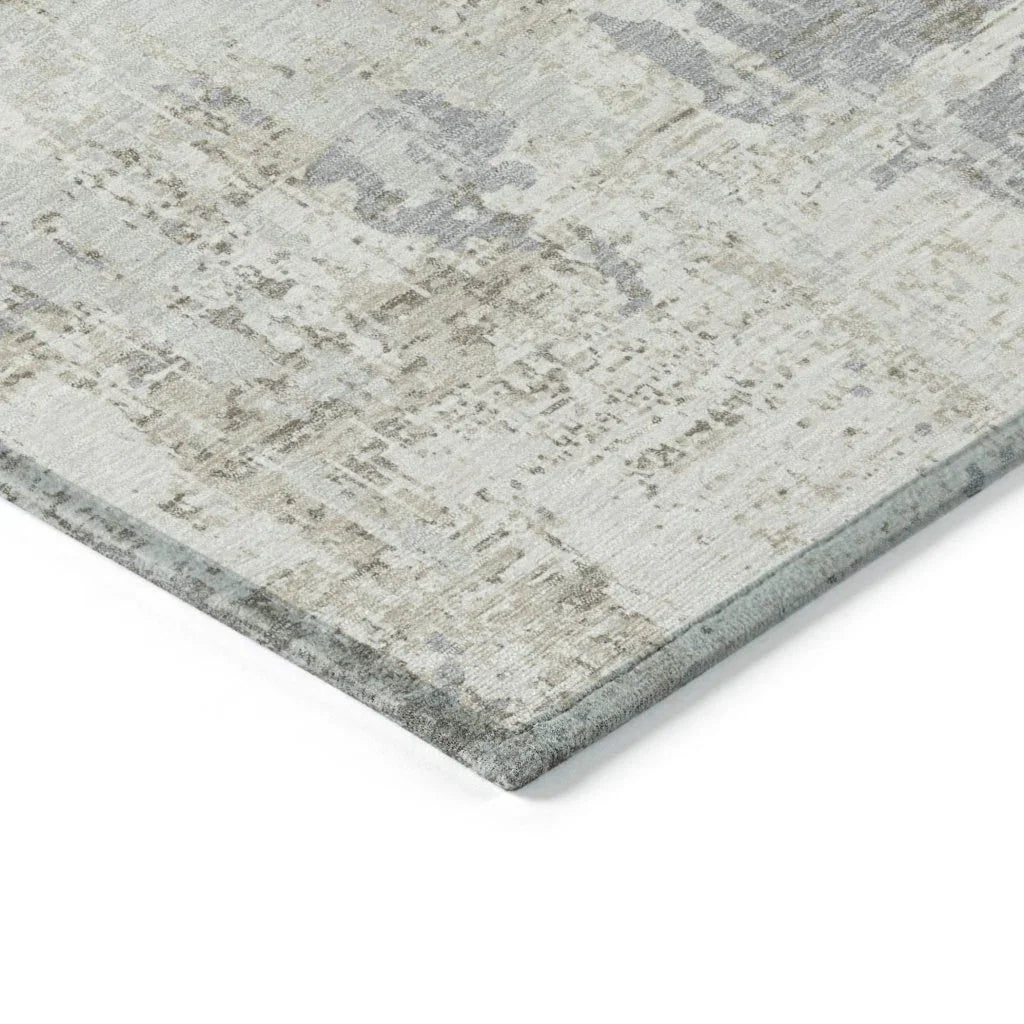 Caelan Ivory Washable Indoor-Outdoor Rug-Outdoor Rugs-LOOMLAN Rugs-LOOMLAN