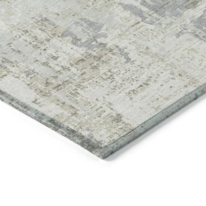 Caelan Ivory Washable Indoor-Outdoor Rug-Outdoor Rugs-LOOMLAN Rugs-LOOMLAN