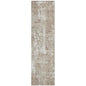 Caelan Taupe Washable Indoor-Outdoor Rug-Outdoor Rugs-LOOMLAN Rugs-2'3" x 7'6"-LOOMLAN