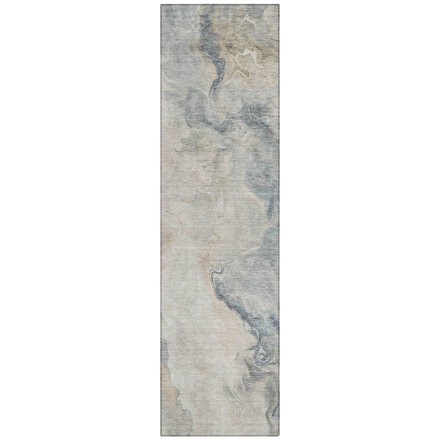 Caelanor Brown Washable Indoor - Outdoor Rug - LOOMLAN - LOOMLAN Rugs - Outdoor Rugs