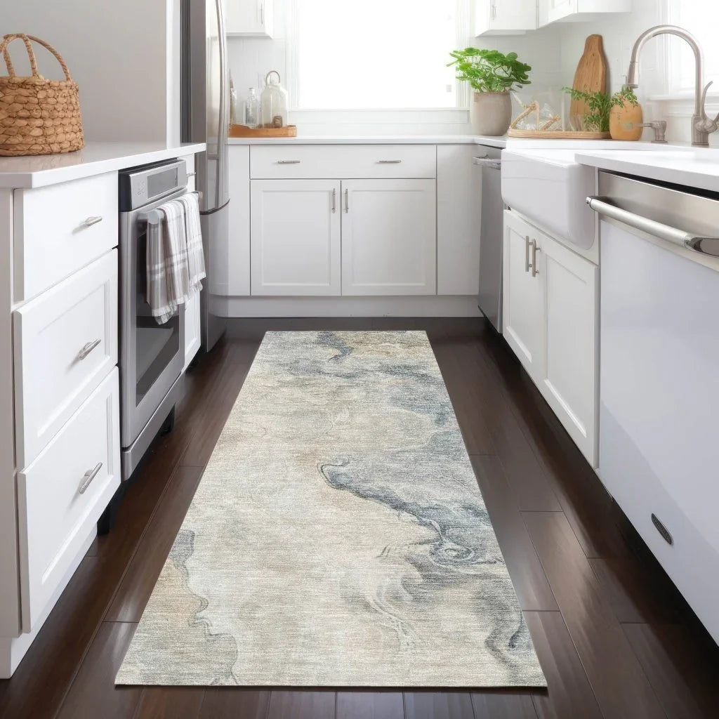 Caelanor Brown Washable Indoor - Outdoor Rug - LOOMLAN - LOOMLAN Rugs - Outdoor Rugs