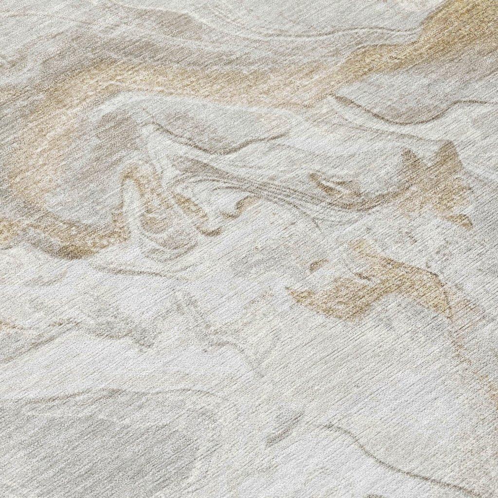 Caelaris Ivory Washable Indoor - Outdoor Rug - LOOMLAN - LOOMLAN Rugs - Outdoor Rugs