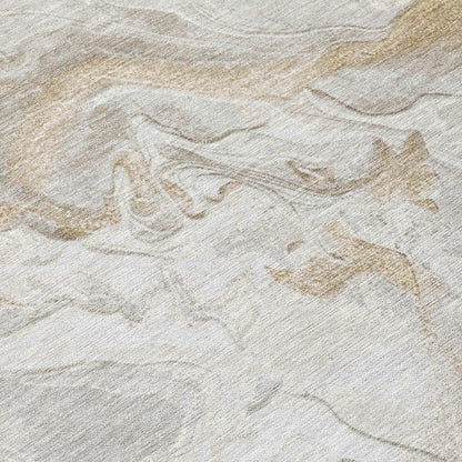 Caelaris Ivory Washable Indoor - Outdoor Rug - LOOMLAN - LOOMLAN Rugs - Outdoor Rugs