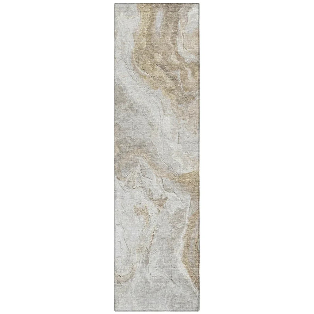 Caelaris Ivory Washable Indoor - Outdoor Rug - LOOMLAN - LOOMLAN Rugs - Outdoor Rugs