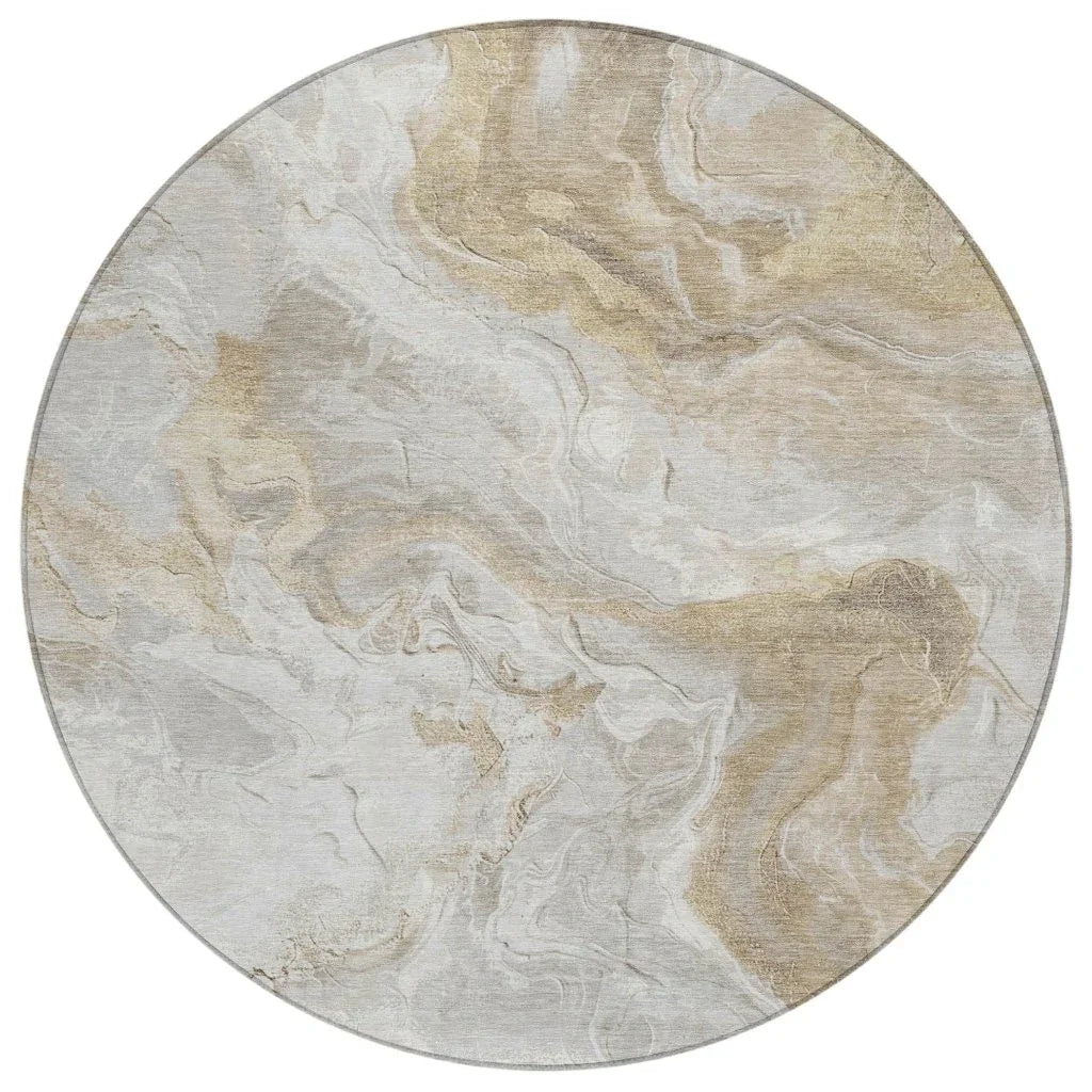 Caelaris Ivory Washable Indoor - Outdoor Rug - LOOMLAN - LOOMLAN Rugs - Outdoor Rugs