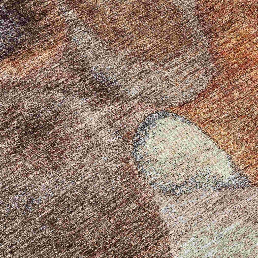 Caeli Brown Washable Indoor - Outdoor Rug - LOOMLAN - LOOMLAN Rugs - Outdoor Rugs