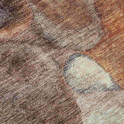 Caeli Brown Washable Indoor - Outdoor Rug - LOOMLAN - LOOMLAN Rugs - Outdoor Rugs