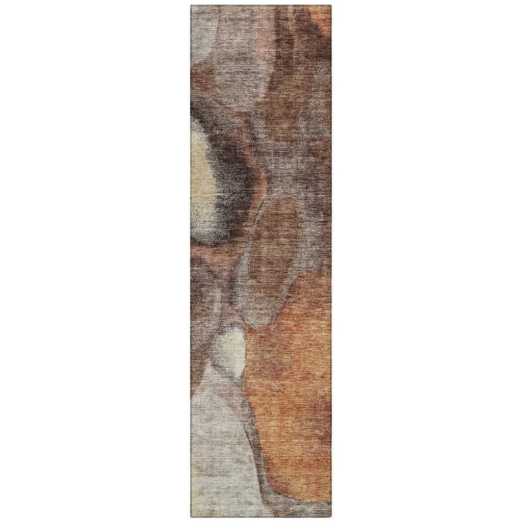 Caeli Brown Washable Indoor - Outdoor Rug - LOOMLAN - LOOMLAN Rugs - Outdoor Rugs