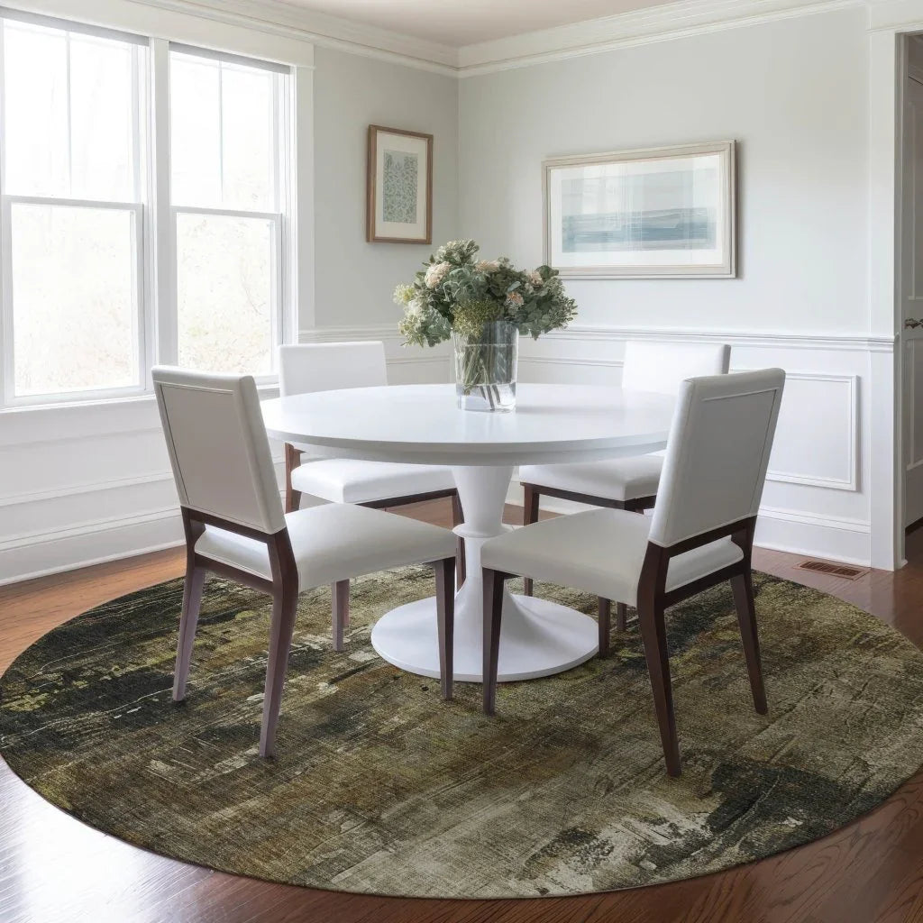 Caelion Beige Washable Indoor - Outdoor Rug - LOOMLAN - LOOMLAN Rugs - Outdoor Rugs