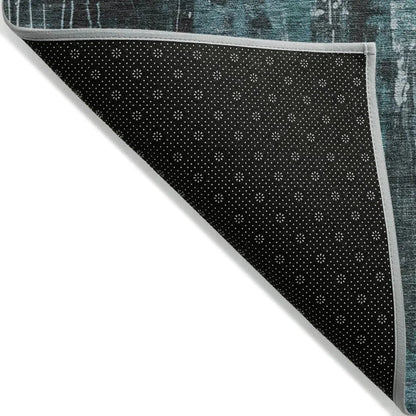 Caelion Teal Washable Indoor - Outdoor Rug - LOOMLAN - LOOMLAN Rugs - Outdoor Rugs