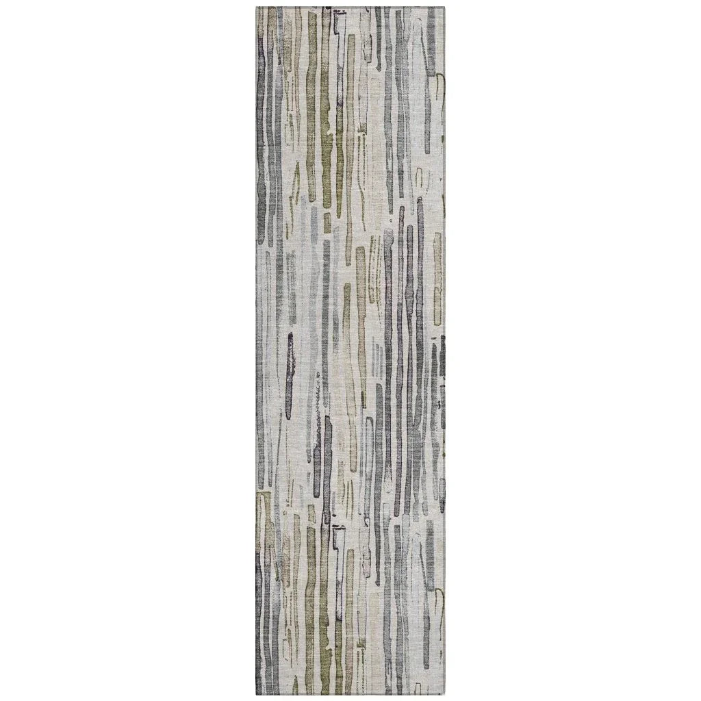 Caelira Brown Washable Indoor - Outdoor Rug - LOOMLAN - LOOMLAN Rugs - Outdoor Rugs