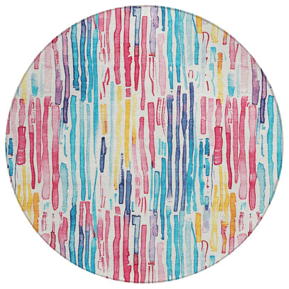 Caelira Ivory Washable Indoor - Outdoor Rug - LOOMLAN - LOOMLAN Rugs - Outdoor Rugs