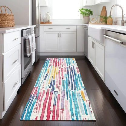 Caelira Ivory Washable Indoor - Outdoor Rug - LOOMLAN - LOOMLAN Rugs - Outdoor Rugs