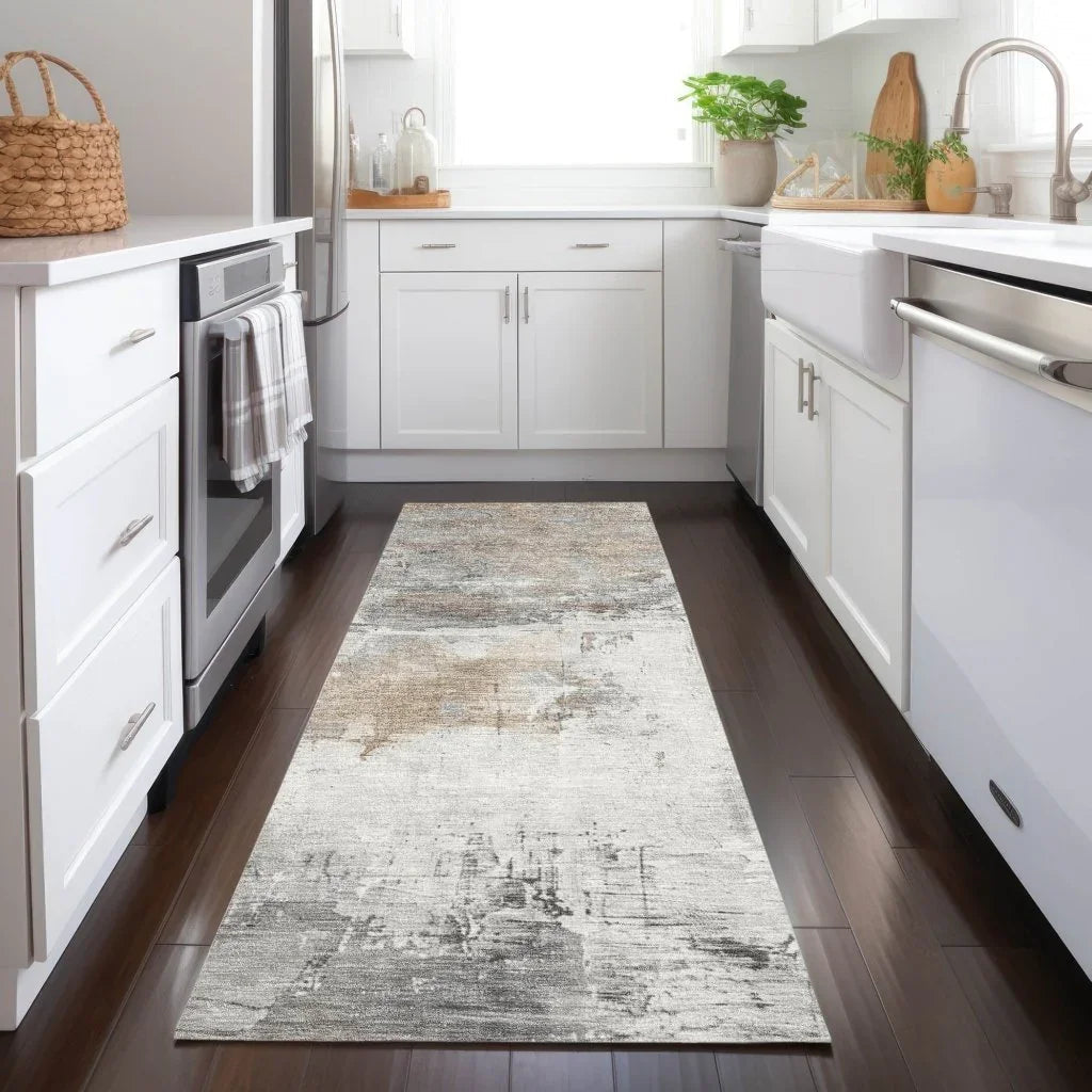 Caelius Ivory Washable Indoor - Outdoor Rug - LOOMLAN - LOOMLAN Rugs - Outdoor Rugs