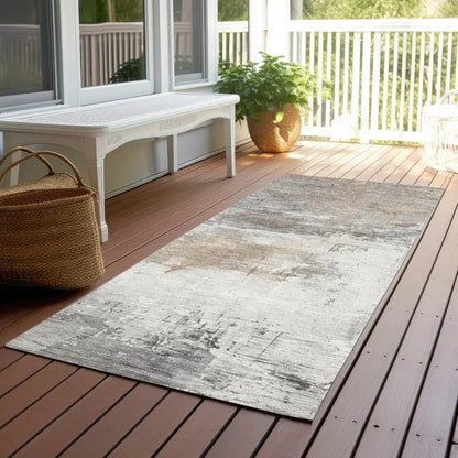 Caelius Ivory Washable Indoor - Outdoor Rug - LOOMLAN - LOOMLAN Rugs - Outdoor Rugs