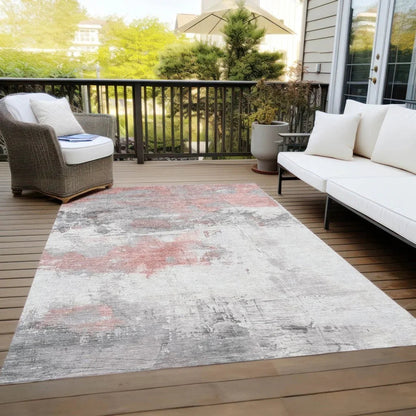 Caelius Orange Washable Indoor - Outdoor Rug - LOOMLAN - LOOMLAN Rugs - Outdoor Rugs