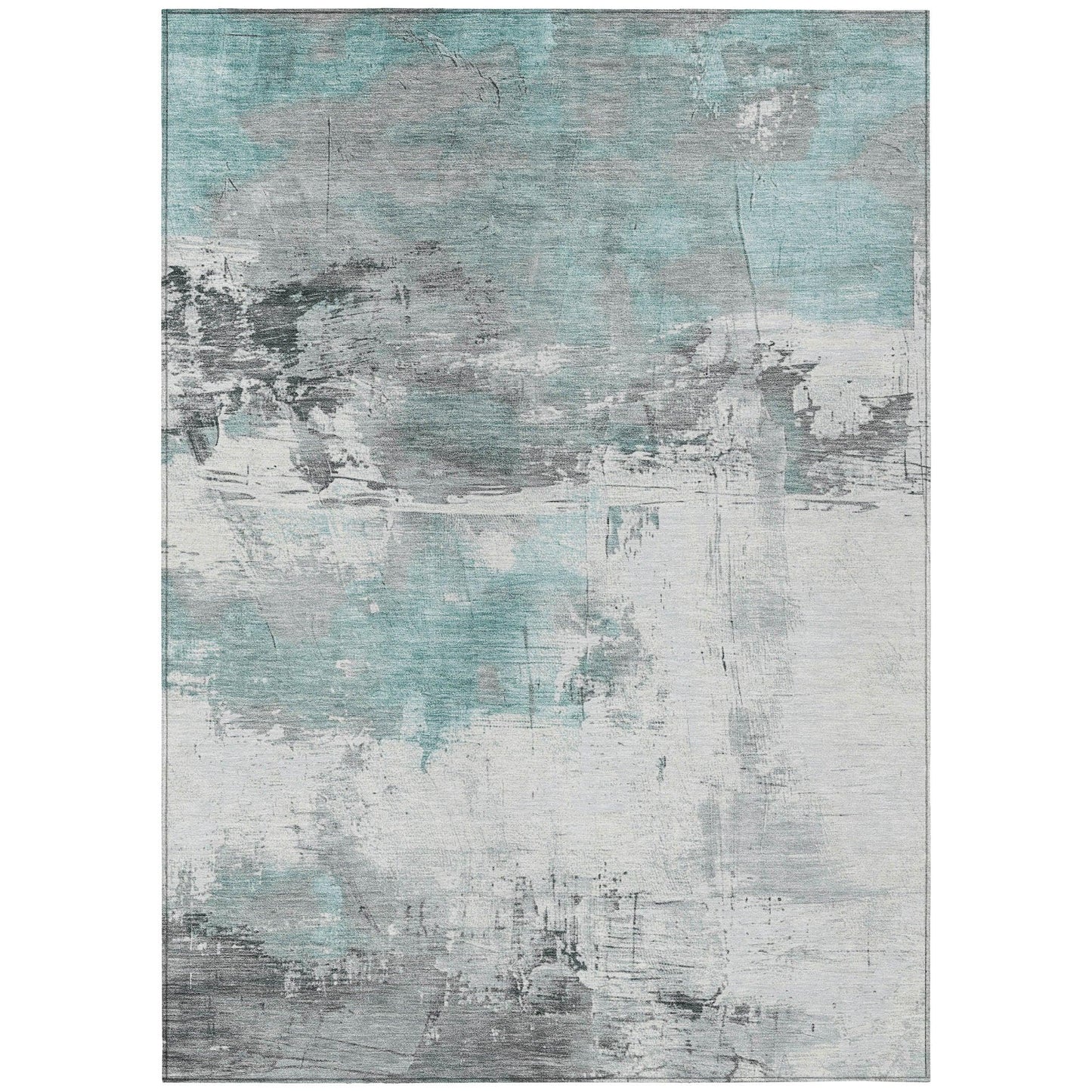 Caelius Teal Washable Indoor - Outdoor Rug - LOOMLAN - LOOMLAN Rugs - Outdoor Rugs