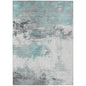Caelius Teal Washable Indoor - Outdoor Rug - LOOMLAN - LOOMLAN Rugs - Outdoor Rugs