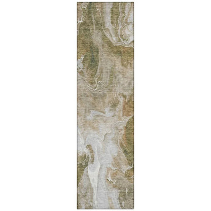 Caelor Brown Washable Indoor - Outdoor Rug - LOOMLAN - LOOMLAN Rugs - Outdoor Rugs