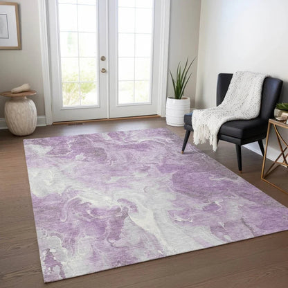 Caelor Purple Washable Indoor - Outdoor Rug - LOOMLAN - LOOMLAN Rugs - Outdoor Rugs