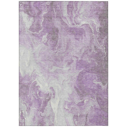 Caelor Purple Washable Indoor - Outdoor Rug - LOOMLAN - LOOMLAN Rugs - Outdoor Rugs