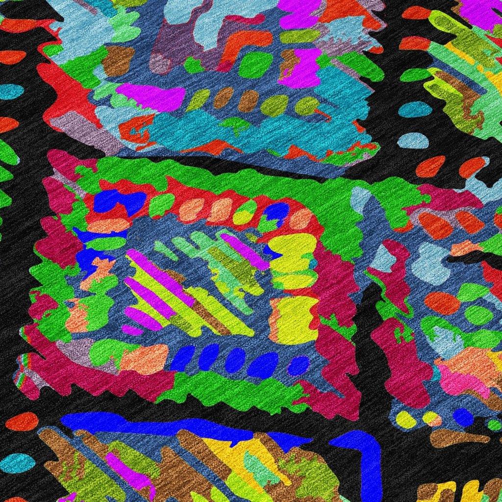 Caeluma Black Washable Indoor - Outdoor Rug - LOOMLAN - LOOMLAN Rugs - Outdoor Rugs