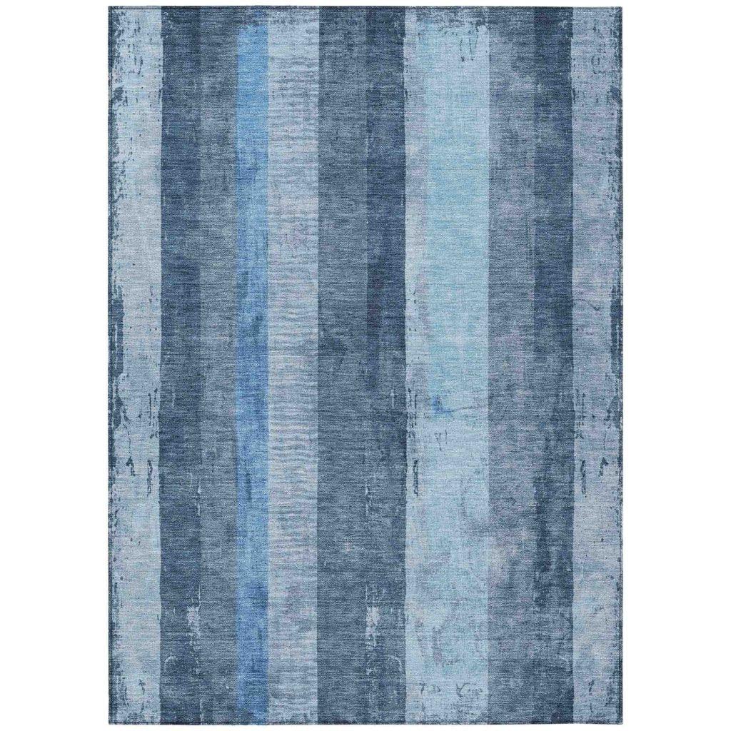 Caelyn Blue Washable Indoor - Outdoor Rug - LOOMLAN - LOOMLAN Rugs - Outdoor Rugs