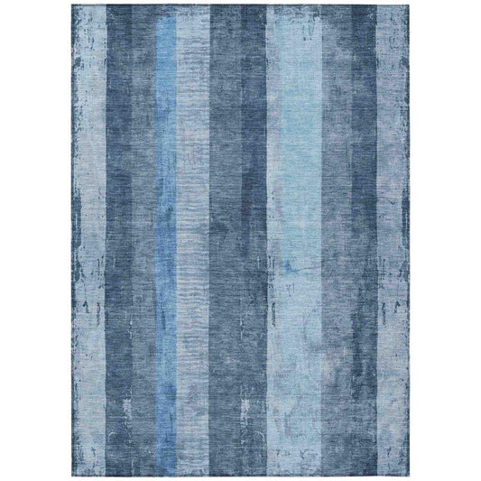 Caelyn Blue Washable Indoor - Outdoor Rug - LOOMLAN - LOOMLAN Rugs - Outdoor Rugs