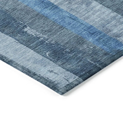 Caelyn Blue Washable Indoor - Outdoor Rug - LOOMLAN - LOOMLAN Rugs - Outdoor Rugs
