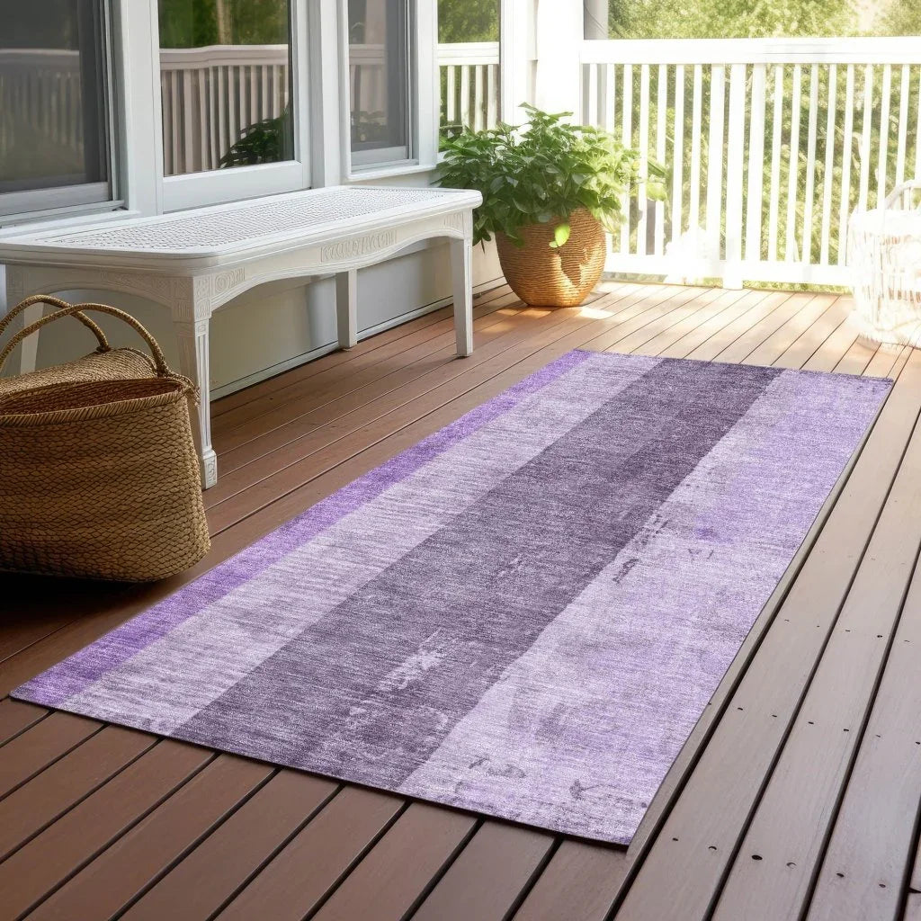 Caelyn Purple Washable Indoor - Outdoor Rug - LOOMLAN - LOOMLAN Rugs - Outdoor Rugs
