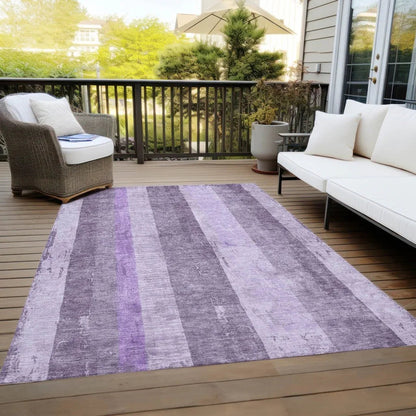 Caelyn Purple Washable Indoor - Outdoor Rug - LOOMLAN - LOOMLAN Rugs - Outdoor Rugs