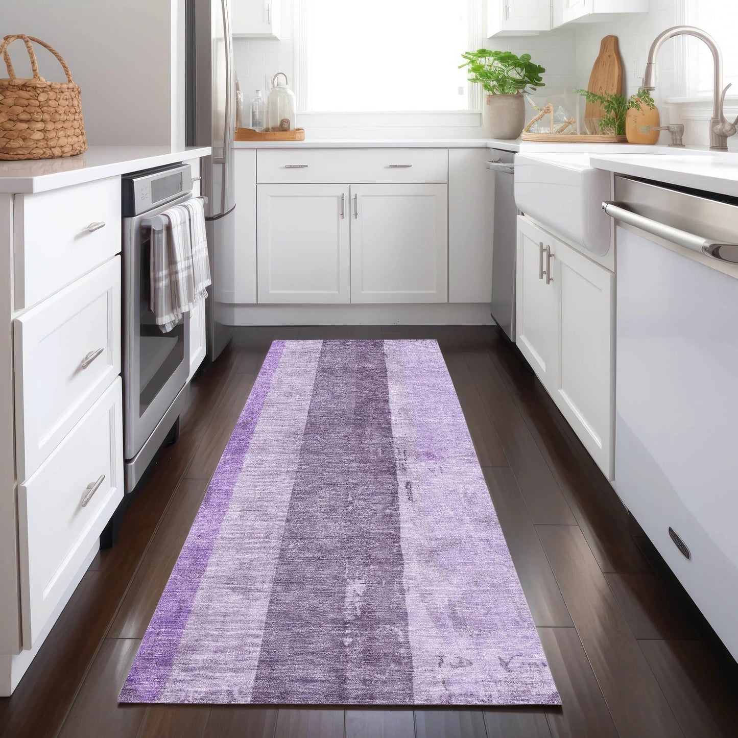 Caelyn Purple Washable Indoor - Outdoor Rug - LOOMLAN - LOOMLAN Rugs - Outdoor Rugs