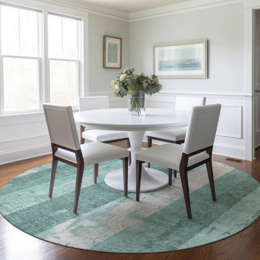 Caelyn Seafoam Washable Indoor - Outdoor Rug - LOOMLAN - LOOMLAN Rugs - Outdoor Rugs