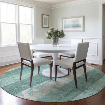 Caelyn Seafoam Washable Indoor - Outdoor Rug - LOOMLAN - LOOMLAN Rugs - Outdoor Rugs