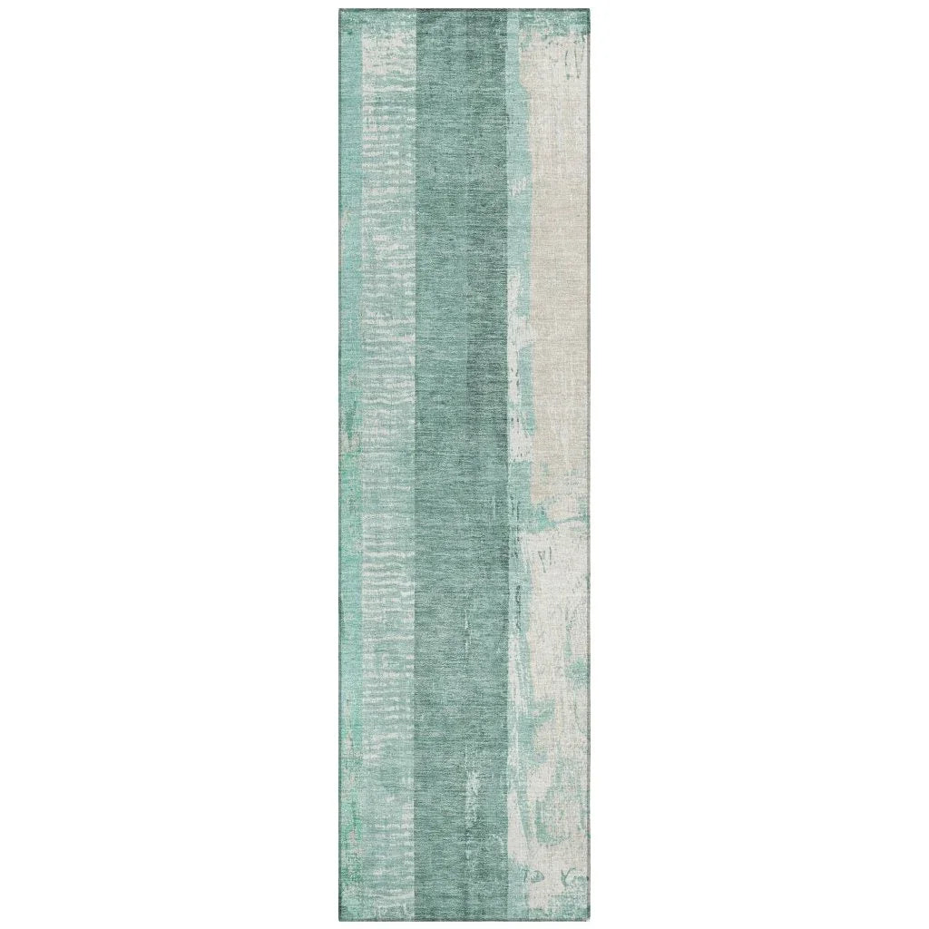 Caelyn Seafoam Washable Indoor - Outdoor Rug - LOOMLAN - LOOMLAN Rugs - Outdoor Rugs