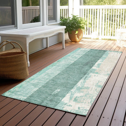 Caelyn Seafoam Washable Indoor - Outdoor Rug - LOOMLAN - LOOMLAN Rugs - Outdoor Rugs