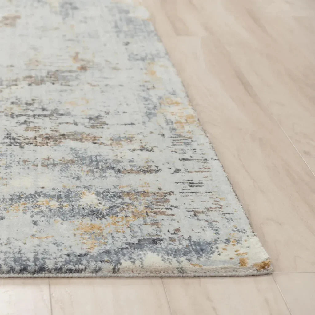 Caer Abstract Blue Large Area Rugs For Living Room - LOOMLAN - LOOMLAN - Area Rugs