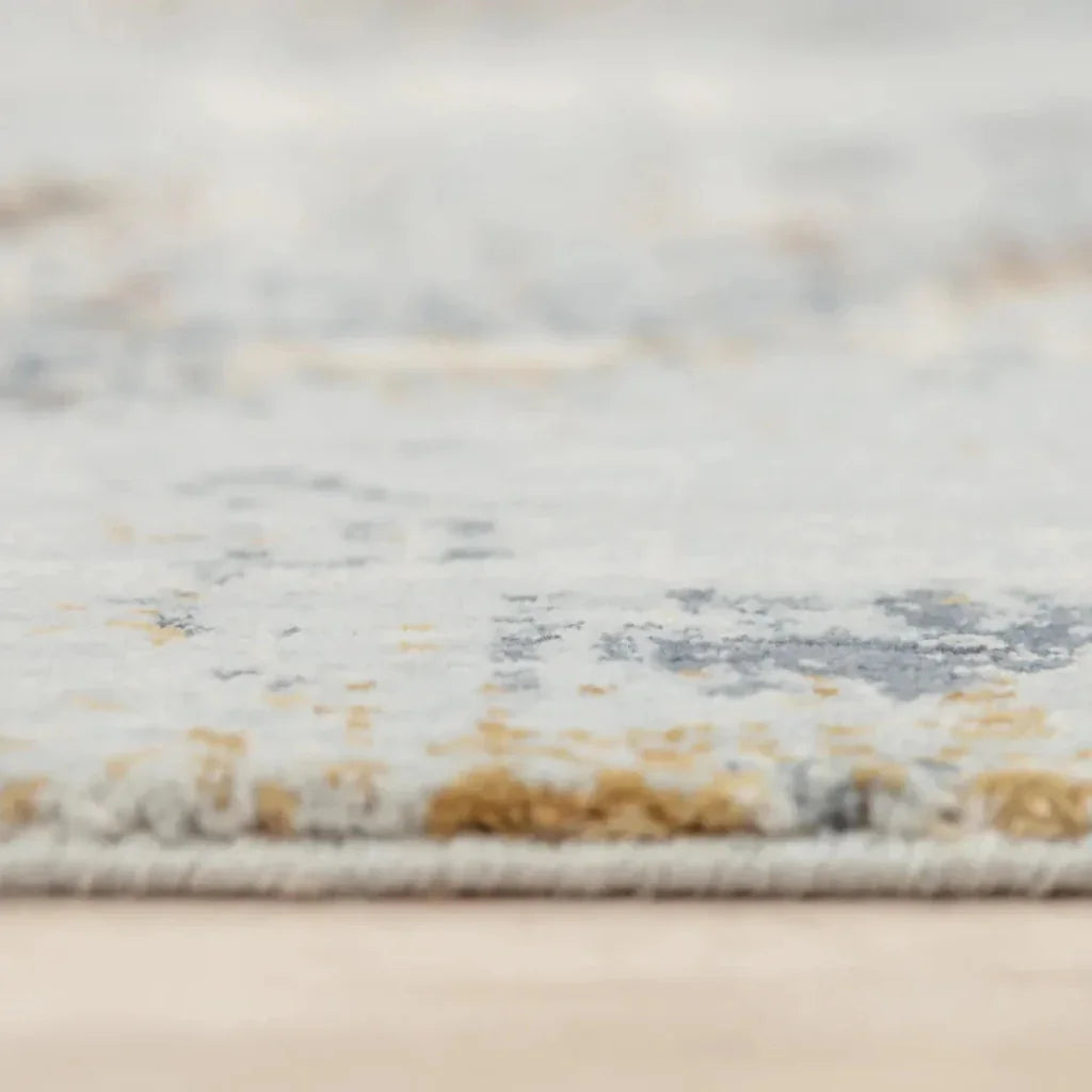 Caer Abstract Blue Large Area Rugs For Living Room - LOOMLAN - LOOMLAN - Area Rugs