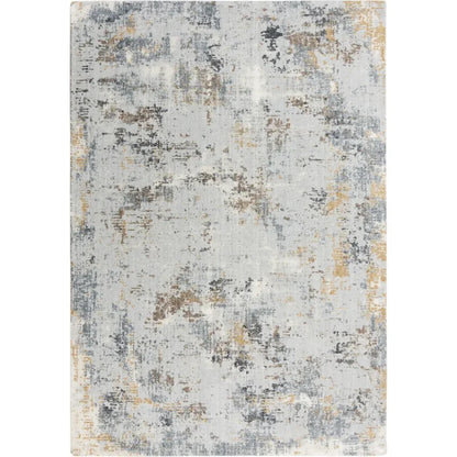 Caer Abstract Blue Large Area Rugs For Living Room - LOOMLAN - LOOMLAN - Area Rugs