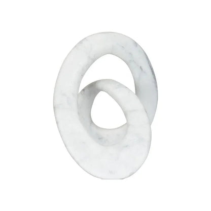 Caerwyn Solid Carrera Marble Sculpture - LOOMLAN - Wildwood - Statues & Sculptures