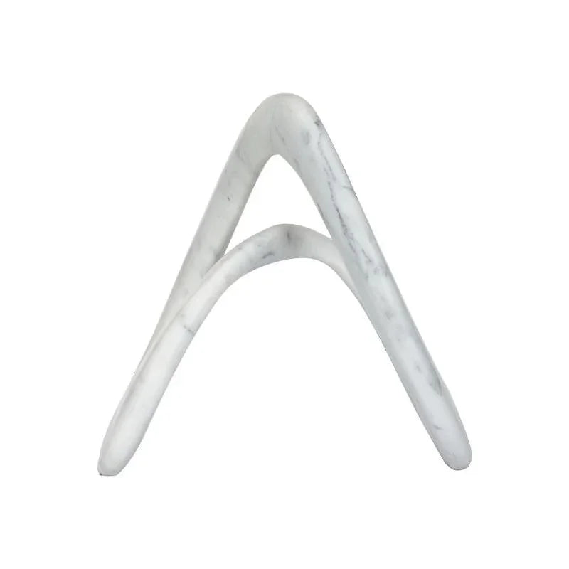 Caerwyn Solid Carrera Marble Sculpture - LOOMLAN - Wildwood - Statues & Sculptures