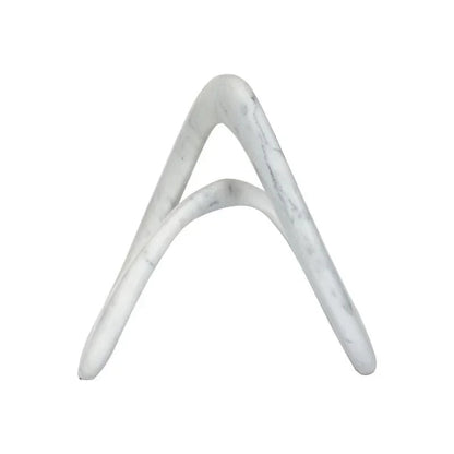 Caerwyn Solid Carrera Marble Sculpture - LOOMLAN - Wildwood - Statues & Sculptures