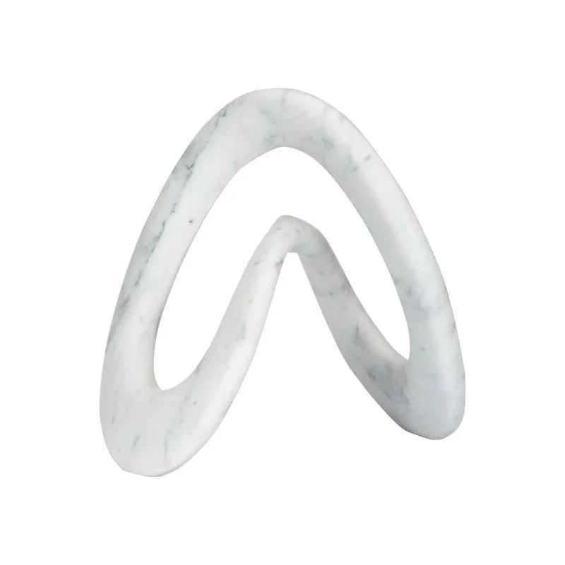 Caerwyn Solid Carrera Marble Sculpture - LOOMLAN - Wildwood - Statues & Sculptures