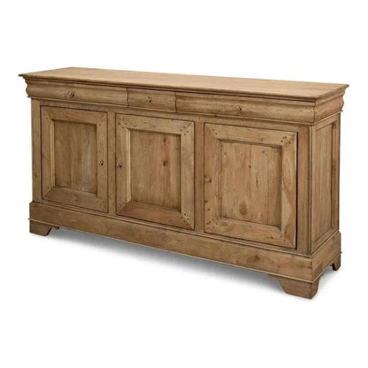 Cafe Au Lait Buffet Driftwood Finish - LOOMLAN - Sarreid - Sideboards