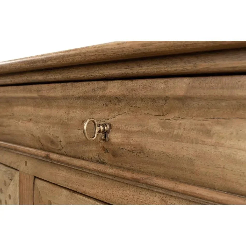 Cafe Au Lait Buffet Driftwood Finish - LOOMLAN - Sarreid - Sideboards